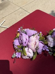 Lot of 19 Artificial Lavender Blush Peony Bouquets Wedding Floral Decor
