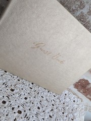 Paper Destiny Elegant Gold Guestbook, 9″x7″ Wedding NWT 2016