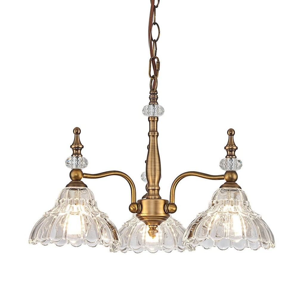 HDDFL Chandelier Light 3 Lights Chandeliers Lamp Modern Pendant Lighting Fixt…