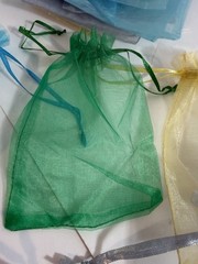 Lot of 30 Organza Drawstring Gift Bags Mixed Colors Jewelry Wedding Favor Bags