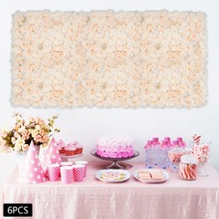 6pack Artificial Silk Hydrangea Flower wall Panel Wall Decor wall Panel
