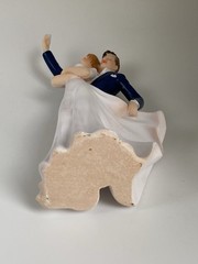 Selfie Taking Bride And Groom Wedding Cake Topper, 7” Tall, READ Description