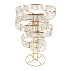Freestanding Crystal Flower Stand Arrangement Stand Wedding Decoration Pillar