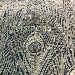 Liberty Of London Cloth &Leather Guest Book: Liberty Hera Peacock Fabric MINT