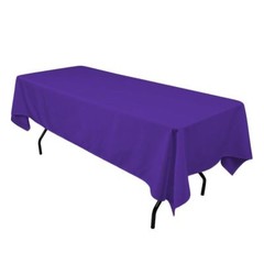 36 pack 60″×102″ Seamless 100% Polyester rectangular Tablecloth 25 COLORS Dine