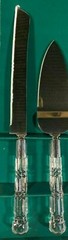 Wedding Cake Knife and Server Set with Acrylic Handle – Free FAST Shipping!