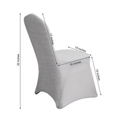100 BLACK Banquet Stretch SPANDEX CHAIR COVERS Wedding Party Decorations