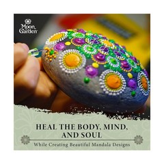 MoonGarden Mandala Rock Painting Kit – Mandala Dotting Tools Kit – … Fast Ship