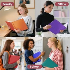Cobalt Blue 3 Ring Binder – Clear View – PVC-Free – 3 Inch – 1 Pack