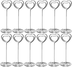 Table Number Card Holders Place Card Holder, 25 Pack Picture Holders for Tables,