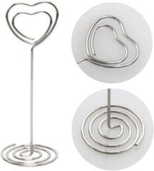 Table Number Card Holders Place Card Holder, 25 Pack Picture Holders for Tables,