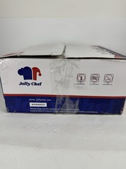 Jolly Chef NEW 36 Pack Stemless Plastic Champagne Flutes 9oz Clear Party