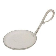 NEW Farmhouse Shabby White JAR PILLAR Candle Holder PAN TRAY Metal Cottage 8.5″W