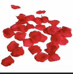300 Red Rose Petals Fabric Fake Rose Petals Wedding Party Decoration Valentines