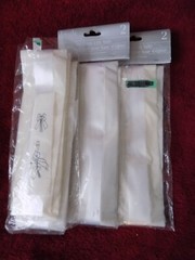 77″ Tulle white Pew Bows – Lot 3 New 2 PC Packs Wedding Party Decor- total 6 bow