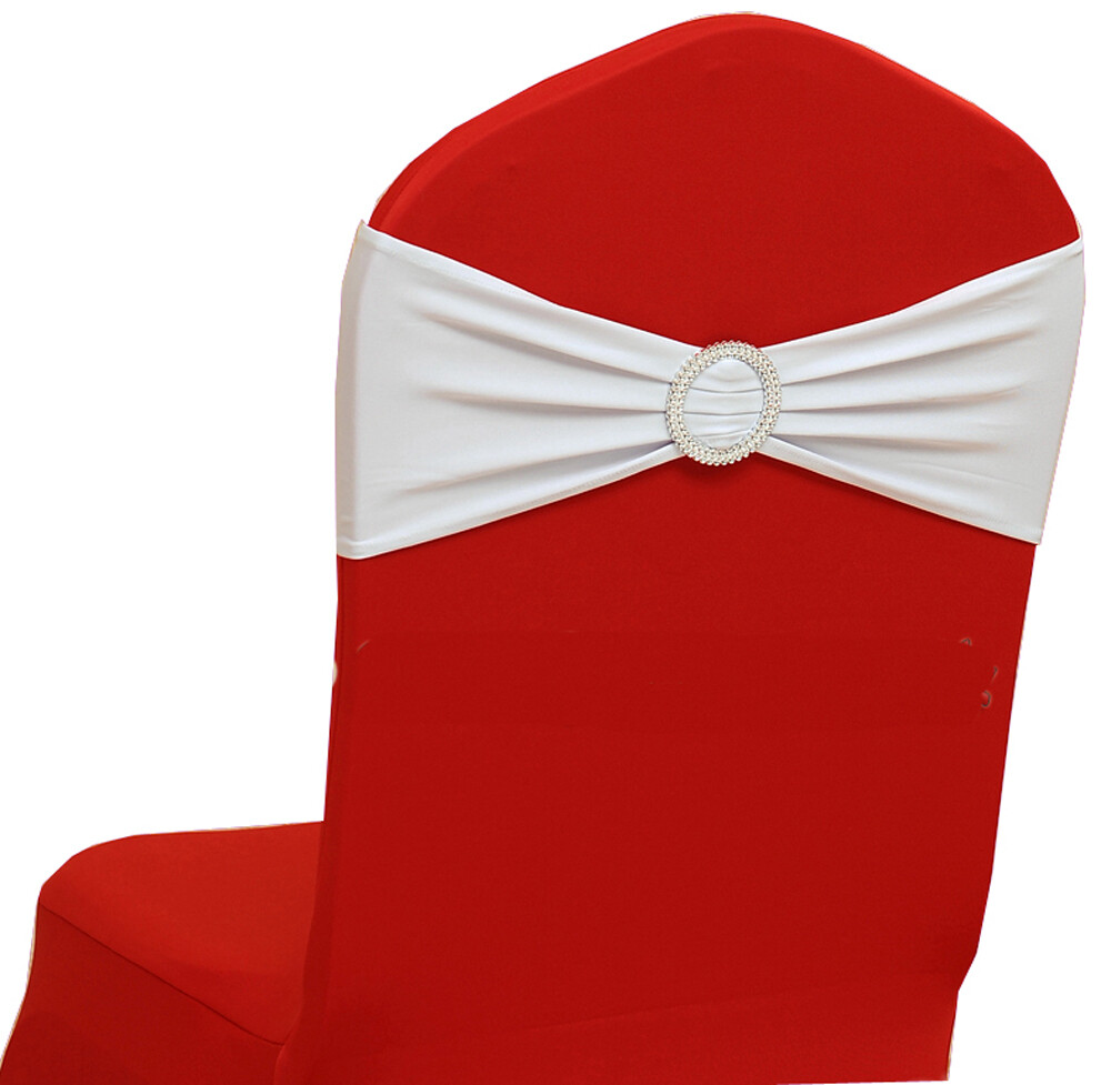 250 Spandex Stretch Chair Cover Sashes Bows Wedding Party Decoration – FREE SHIP