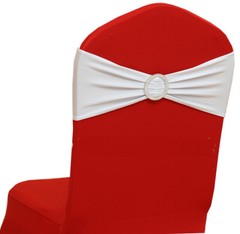 250 Spandex Stretch Chair Cover Sashes Bows Wedding Party Decoration – FREE SHIP