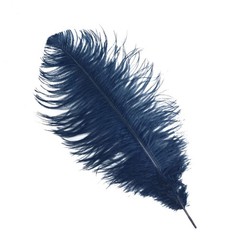 12 pcs 13-15″ long Navy Blue Genuine Ostrich FEATHERS Wedding Party Centerpieces