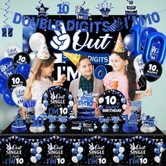 10th Birthday Decorations for Boys,152pcs 10 Year Old Birthday Decorations Do…