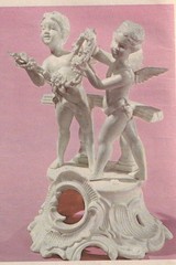 New Vintage Wilton Petite «Celestial Twins» wedding Cake Top, 1001-554, 1973