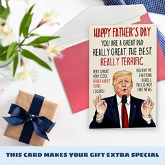 Funny Fathers Day Card – Happy Father’s Day Cards for Dad from Daughter, Son,…