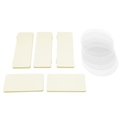 5Pcs Foldable Paper Column Display Stands, Round Cylinder Wedding Flower Stands