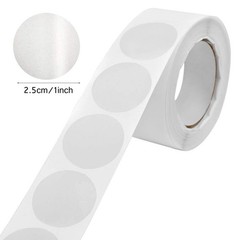1000 Pcs Clear Retail Package Seals, 1 Inch Round Circle Wafer Seal Sticker C…