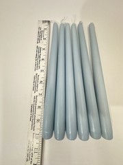 10″ T Blue Premium Taper Candles 6 Wedding Centerpiece Decorations Candlesticks