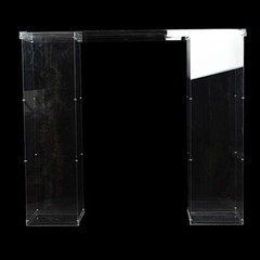 46×12 in Clear Plexiglass Connector Plate for Rectangular Pedestal STANDS Party