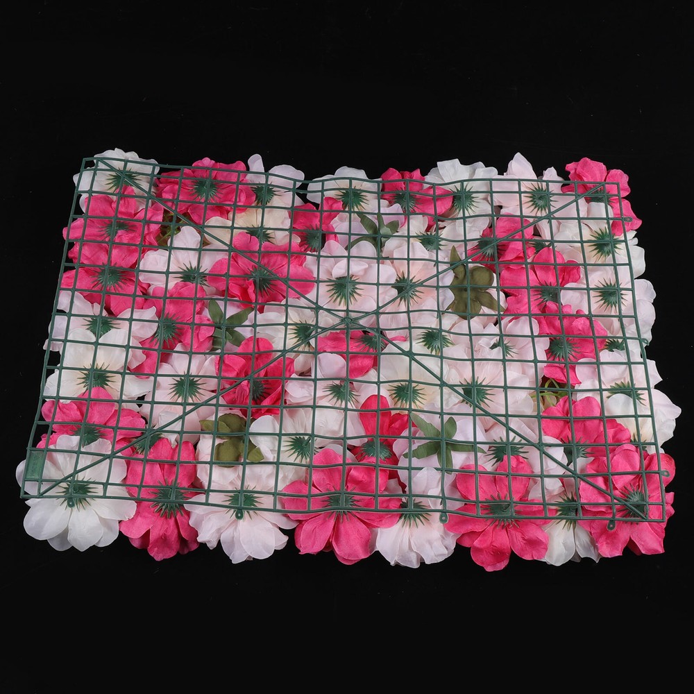 4pcs Artificial Flower Wall Panels for Wedding & Party Decor
