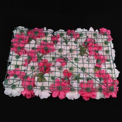 4pcs Flower Panels Artificial Flowers Wall Home Decor Wedding Party Background
