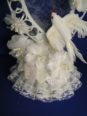 New Elegant Wedding or Anniversary Kissing Love Doves Cake topper #318