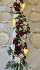 Wedding Centerpieces Flowers $350. Burgandy / Peach / Cream. Make an offer.