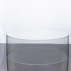 14″ CLEAR Round Acrylic CAKE STAND Display Box Pedestal Riser Party Decorations