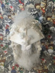 Vintage Wilton Bride and Groom Gazebo Wedding CakeTop White Porcelain 90s
