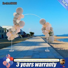 7.5ft Wedding Arch Frame Flower Balloon Backdrop Stand Party Decor Plant Holder