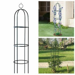 7.9′ Metal Garden Arch Wedding Arbor Outdoor Indoor Chrismas Decor Plant Support