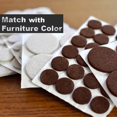165 Piece Two Colors – Variety Size Furniture Felt Pads. Self Adhesive Pads w…