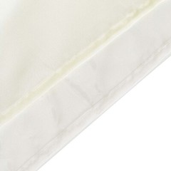 IVORY 10 ft x 10 ft Polyester Sheer Chiffon Dual Layer CURTAIN Rod Pockets Party