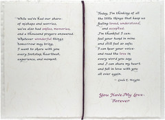 Marriage Card—Romantic and Loving Words for Your Husband or Wife (Being Married