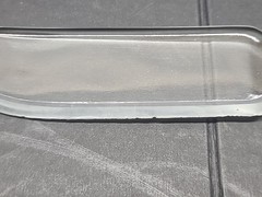 Vintage Depression Clear Glass Cake Fruit Knife Nice