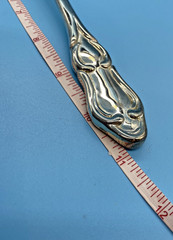 Stainless Steel Salad & Pie/Cake 3 PC Server Set – Nice Pattern & Heavy Duty-VTG