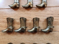 11 Piece Cowboy Boot Place Card Holder for Wedding Party Table Decor – See Pics