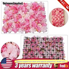 Floral Backdrop Wedding Party Decor 6pcs Artificial Flower Wall Panels 60*40cm