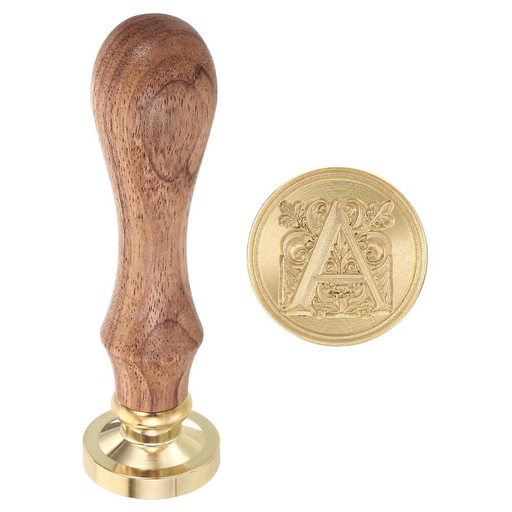 Alphabet A Wax Seals Stamp Initial Letter Sealing Wax Stamp Classic Retro
