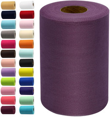 Tulle Fabric Rolls 6 Inch by 100 Yards (300 Feet) Fabric Spool Tulle Ribbon for