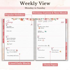 CRANBURY Planner 2026-2027 8.5×11, Academic Year Monthly and Weekly Calendar …