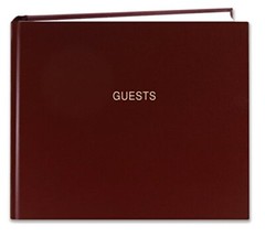BookFactory Guest Book (120 Pages) / Guest Sign-in Book/Guest Registry/Guestbook