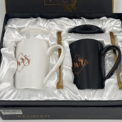 Kedrian Mr and Mrs Mug Set, Perfect Wedding Gift