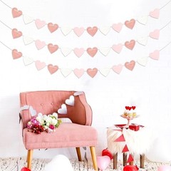 Rose-Gold Light Pink-White Party-Decorations Heart Rose Gold Light Pink White